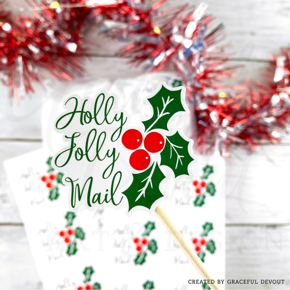 Holly Jolly Mail- 2" (inches) (96ct.)  [GD25-96] - Picture 2 of 5